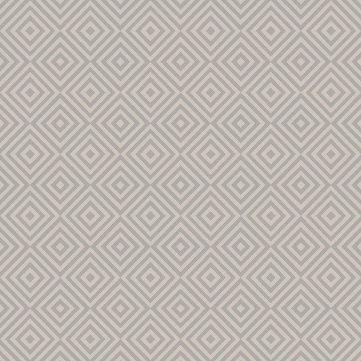 Metropolitan Grey Geometric Diamond Wallpaper by Beacon House Simple Space 2 Covers about 56.4 square feet 20.5-in by 33-ft long roll Unpasted 3.5 - Fabric Carolina -