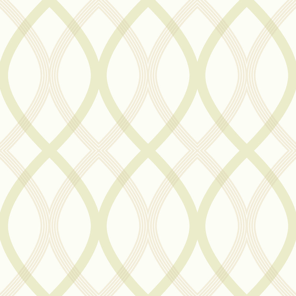 Contour Green Geometric Lattice Wallpaper by Beacon House Simple Space 2 Covers about 56.4 square feet 20.5-in by 33-ft long roll Unpasted 10.4 - Fabric Carolina -