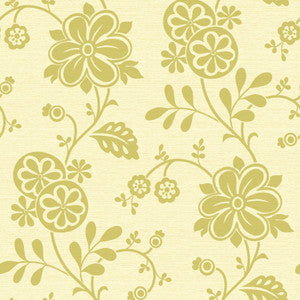 Amelie Green Floral Trail Wallpaper by Beacon House