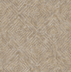 Labyrinth Bronze Geometric Wallpaper by A-Street Prints