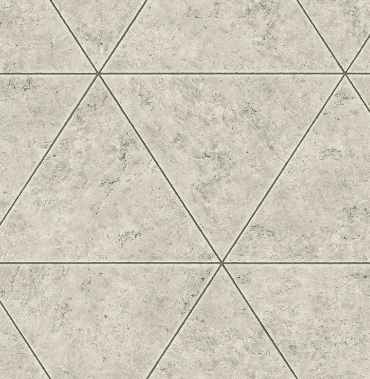 Polished Concrete Off White Geometric Wallpaper by A-Street Prints Restored Covers about 56.4 square feet 20.5-in by 33-ft long roll Unpasted 10.4 - Fabric Carolina -