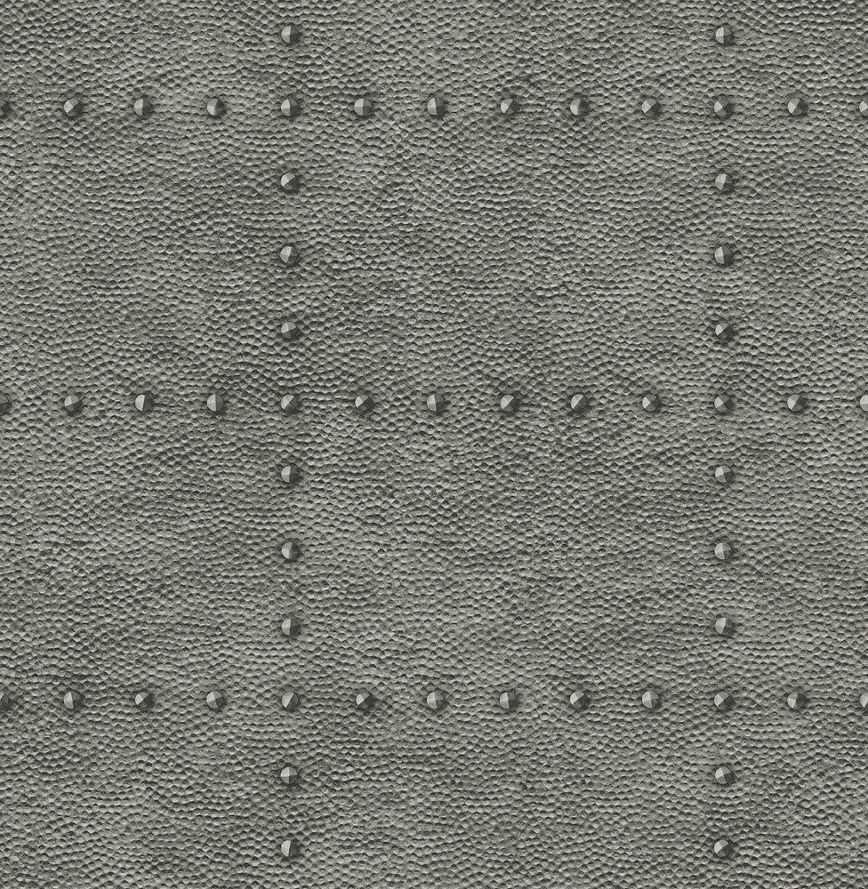 Otto Pewter Hammered Metal Wallpaper by A-Street Prints Restored Covers about 56.4 square feet 20.5-in by 33-ft long roll Unpasted 21 - Fabric Carolina -