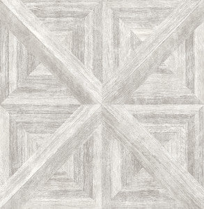 Carriage House Light Grey Wood Wallpaper by A-Street Prints