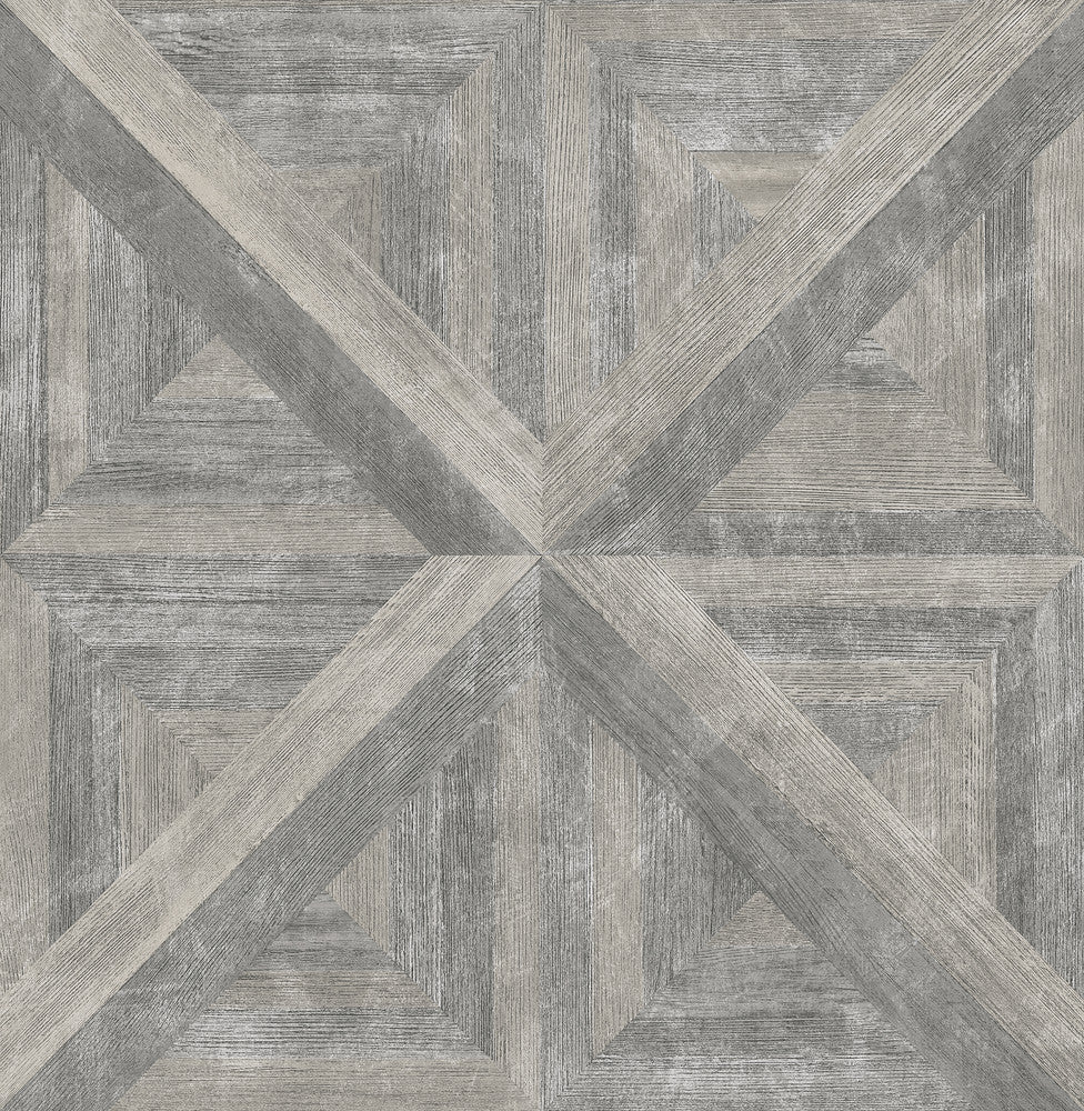 Carriage House Taupe Wood Wallpaper by A-Street Prints Restored Covers about 56.4 square feet 20.5-in by 33-ft long roll Unpasted 21 - Fabric Carolina -