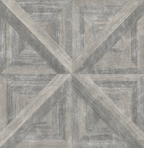 Carriage House Taupe Wood Wallpaper by A-Street Prints