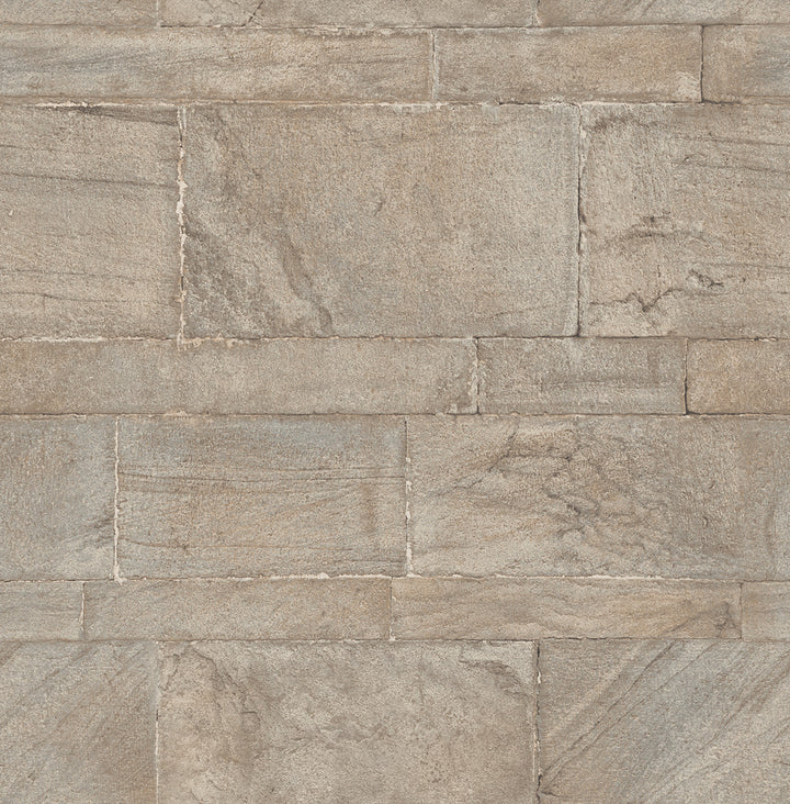 Clifton Platinum Sandstone Wallpaper by A-Street Prints Restored Covers about 56.4 square feet 20.5-in by 33-ft long roll Unpasted 21 - Fabric Carolina -
