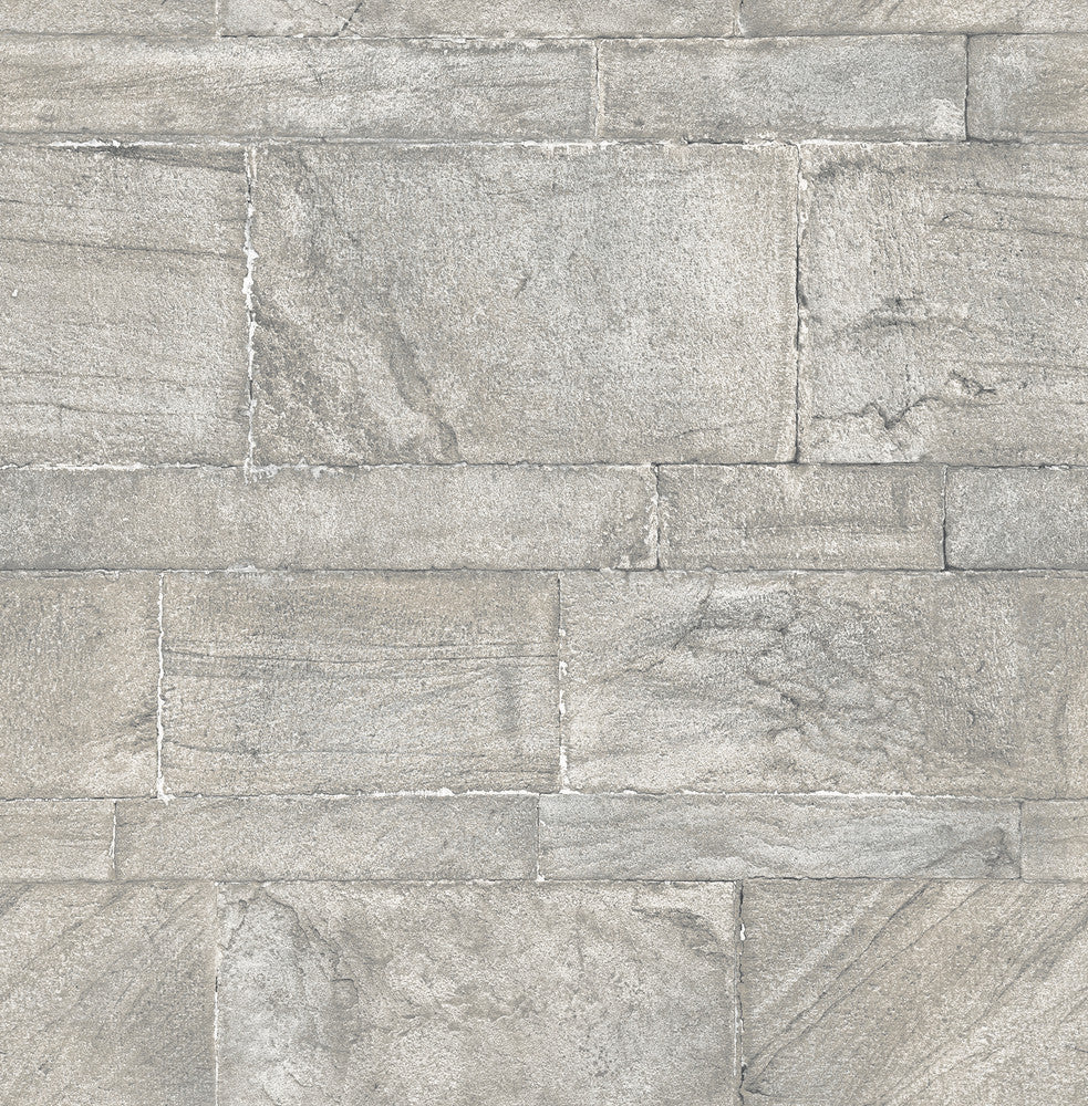 Clifton Silver Sandstone Wallpaper by A-Street Prints Restored Covers about 56.4 square feet 20.5-in by 33-ft long roll Unpasted 21 - Fabric Carolina -