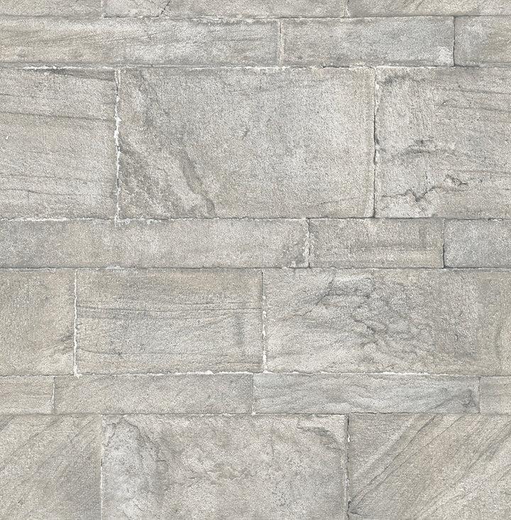 Clifton Silver Sandstone Wallpaper by A-Street Prints Restored Covers about 56.4 square feet 20.5-in by 33-ft long roll Unpasted 21 - Fabric Carolina -