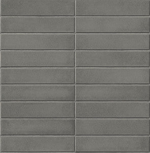 Midcentury Modern Dark Grey Brick Wallpaper by A-Street Prints