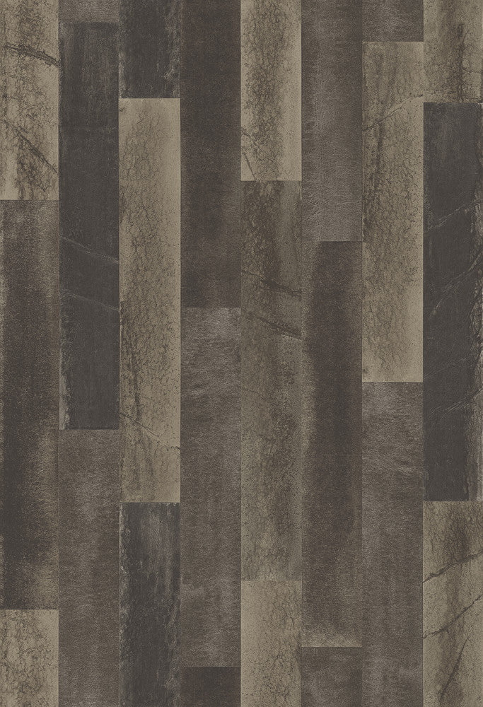 Antique Floorboards Grey Wood Wallpaper by A-Street Prints Restored Covers about 56.4 square feet 20.5-in by 33-ft long roll Unpasted 15 - Fabric Carolina -