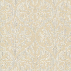 Sumatra Gold Ikat Damask Wallpaper by Kenneth James