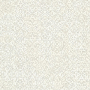 Yasmine Opal Moroccan Mini Medallion Wallpaper by Kenneth James