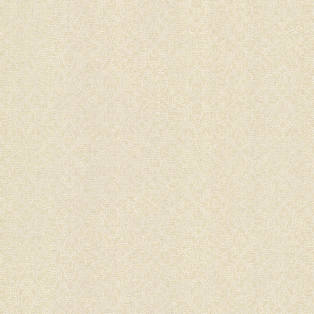 Yasmine Brass Moroccan Mini Medallion Wallpaper by Kenneth James Sparkle Covers about 56.4 square feet 20.5-in by 33-ft long roll Unpasted 6.3 - Fabric Carolina -