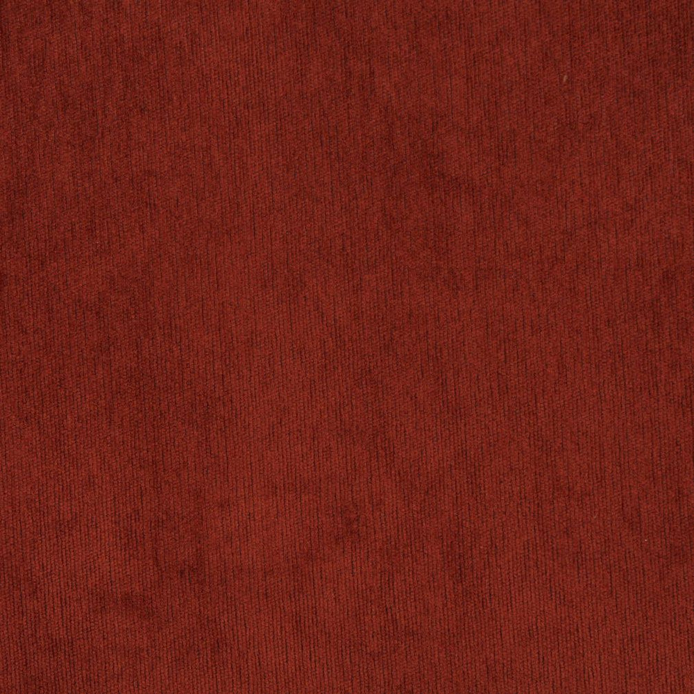 2578 Brick by Charlotte Fabric Chenille Classics IV 45% Acrylic, 40% Polyester, 15% Olefin Made In USA Exceeds 100,000 Wyzenbeek Rubs (Heavy Duty) No Repeat 54 Inches - Fabric Carolina -