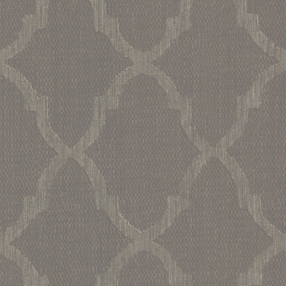 Oscar Brown Fretwork Wallpaper by Decorline Prism Covers about 56.4 square feet 20.5-in by 33-ft long roll Unpasted 25.2 - Fabric Carolina -