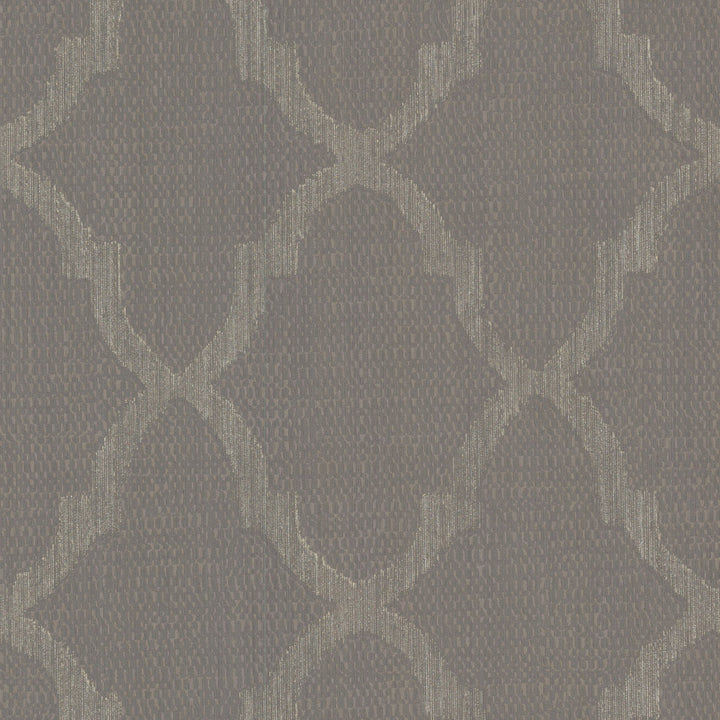 Oscar Brown Fretwork Wallpaper by Decorline Prism Covers about 56.4 square feet 20.5-in by 33-ft long roll Unpasted 25.2 - Fabric Carolina -