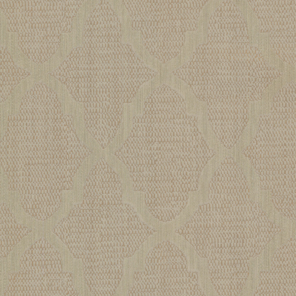 Oscar Gold Fretwork Wallpaper by Decorline Prism Covers about 56.4 square feet 20.5-in by 33-ft long roll Unpasted 25.2 - Fabric Carolina -