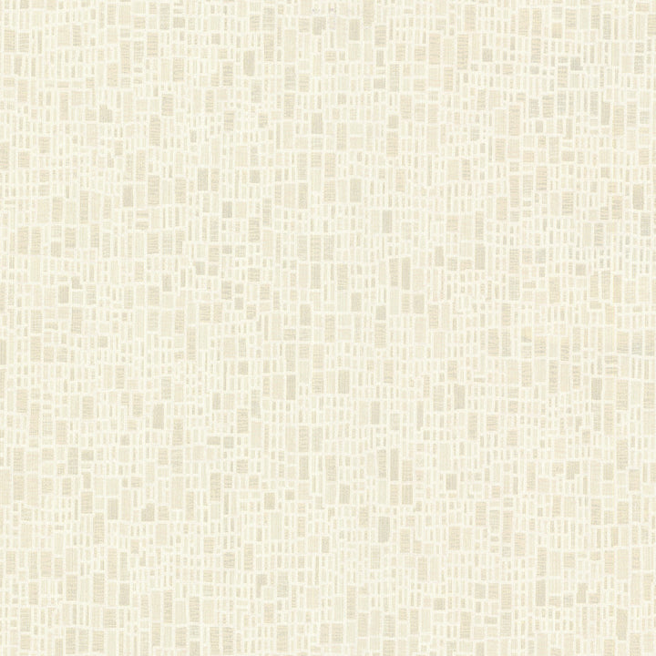 Spencer Sand Mosaic Wallpaper by Decorline Prism Covers about 56.4 square feet 20.5-in by 33-ft long roll Unpasted 25.2 - Fabric Carolina -