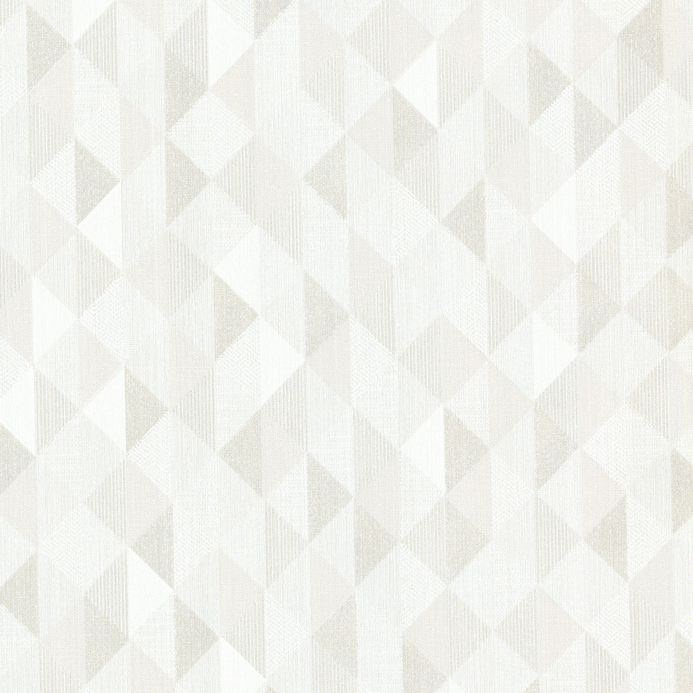 Ethan Pearl Triangle Wallpaper by Decorline Prism Covers about 56.4 square feet 20.5-in by 33-ft long roll Unpasted 25.2 - Fabric Carolina -