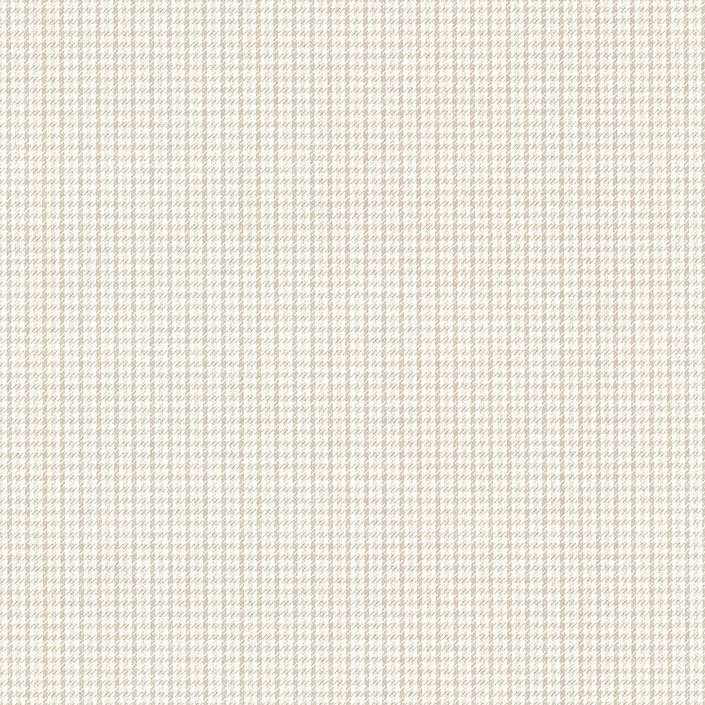 Countryside Khaki Houndstooth Wallpaper by Beacon House Oxford Covers about 56.4 square feet 20.5-in by 33-ft long roll Unpasted 21 - Fabric Carolina -