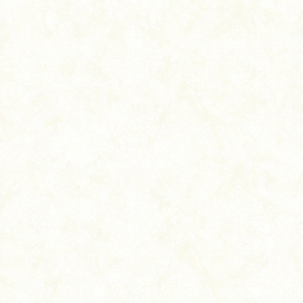 Catharina Pearl Damask Wallpaper by Beacon House Rosemore Covers about 56.4 square feet 20.5-in by 33-ft long roll Unpasted 10.4 - Fabric Carolina -