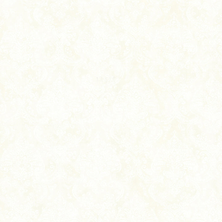 Catharina Pearl Damask Wallpaper by Beacon House Rosemore Covers about 56.4 square feet 20.5-in by 33-ft long roll Unpasted 10.4 - Fabric Carolina -