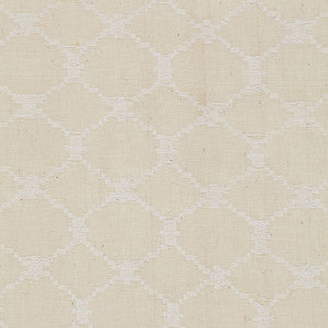 Classic Diamond Natural 2608430 by Schumacher Fabric