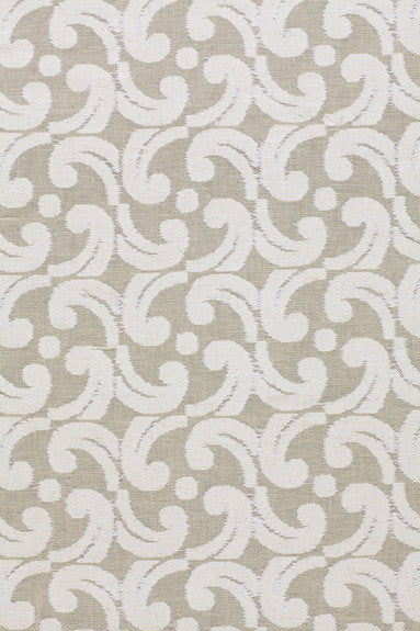 Baroque Cutwork Natural 2608480 by Schumacher Fabric - 100% Cotton - Horizontal: 5 and Vertical: 5.5 48 - Fabric Carolina -