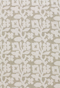 Vine Cutwork Natural 2609380 by Schumacher Fabric