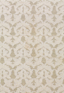 Heart Vine Cutwork Natural 2609520 by Schumacher Fabric