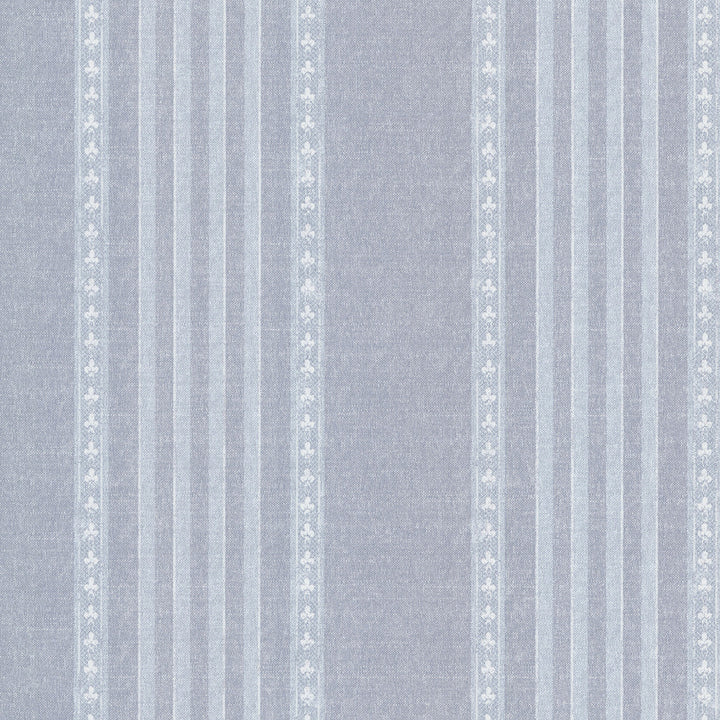 Adria Blue Jacquard Stripe Wallpaper by Beacon House Beacon House Home Covers about 56.4 square feet 20.5-in by 33-ft long roll Unpasted 0 - Fabric Carolina -