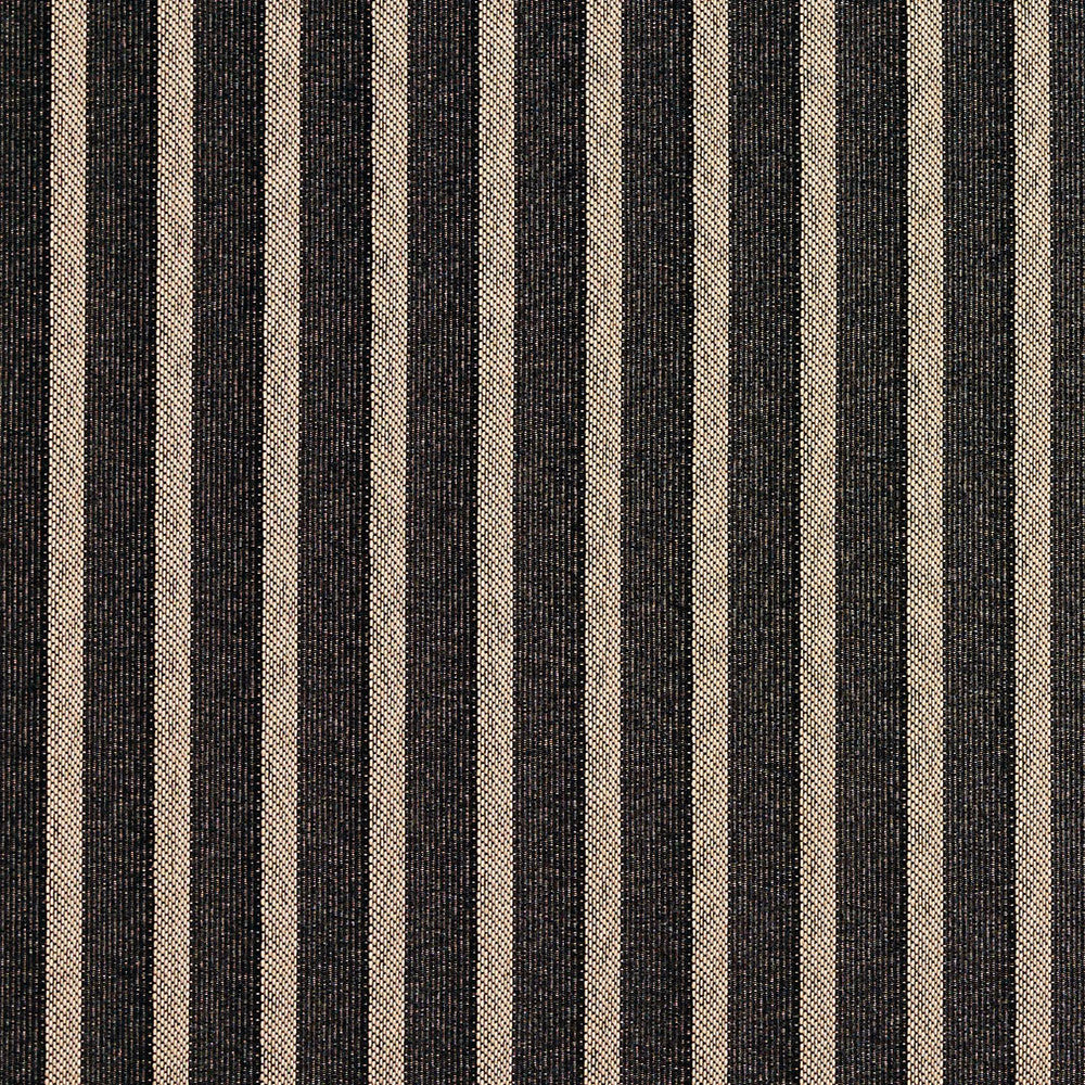 2615 Onyx/Stripe by Charlotte Fabric Uptown Jacquards VI 100% Woven Polyester Asia Exceeds 70,000 Wyzenbeek Rubs (Heavy Duty) Horizontal: .5" 54 Inches - Fabric Carolina -