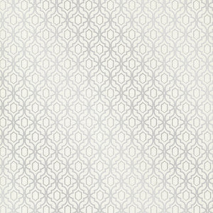 Alcazaba Silver Trellis Wallpaper by Kenneth James