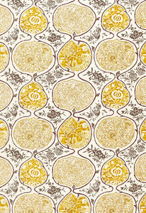 Katsugi Gold And Mushroom 2620934 by Schumacher Fabric