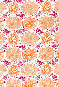 Katsugi Tangerine & Berry 2620936 by Schumacher Fabric