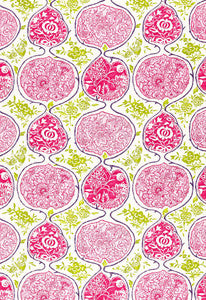 Katsugi Fuchsia & Chartreuse 2620937 by Schumacher Fabric
