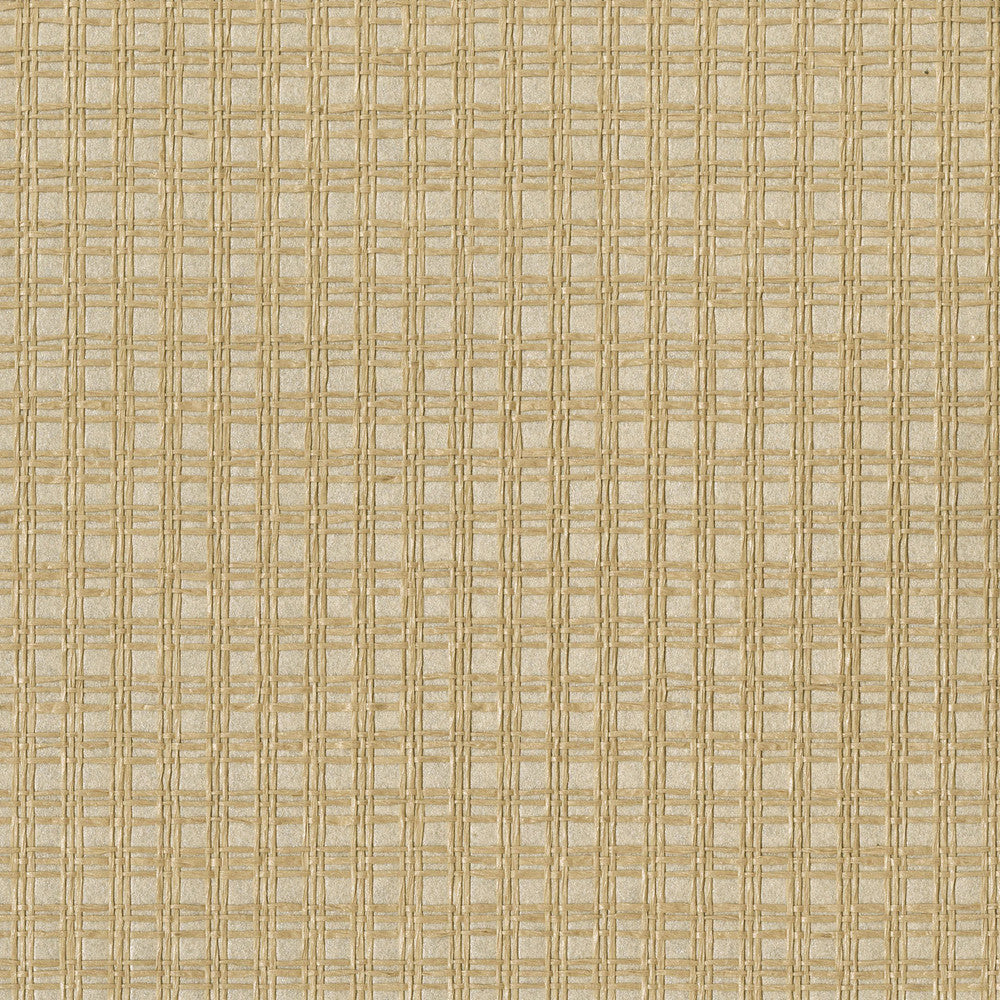Tomek Beige Paper Weave Wallpaper by Kenneth James Jade Grasscloth Covers about 72 square feet 36-in by 24-ft long roll Unpasted 0 - Fabric Carolina -