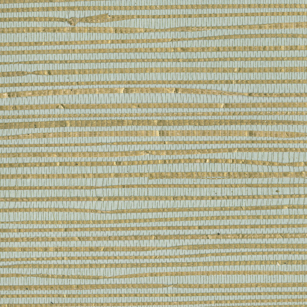 Arina Turquoise Grasscloth Wallpaper by Kenneth James Jade Grasscloth Covers about 72 square feet 36-in by 24-ft long roll Unpasted 0 - Fabric Carolina -