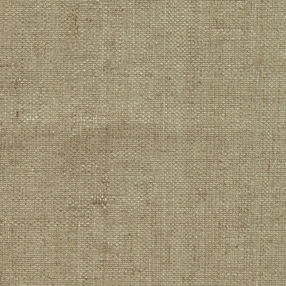 Ruslan Taupe Sisal Grasscloth Wallpaper by Kenneth James Jade Grasscloth Covers about 72 square feet 36-in by 24-ft long roll Unpasted 0 - Fabric Carolina -