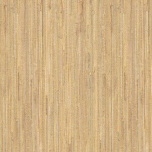 Daria Beige Grasscloth Wallpaper by Kenneth James