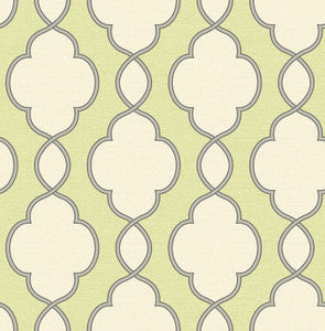 Structure Green Chain Link Wallpaper by A-Street Prints