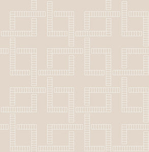Theory Beige Geometric Wallpaper by A-Street Prints