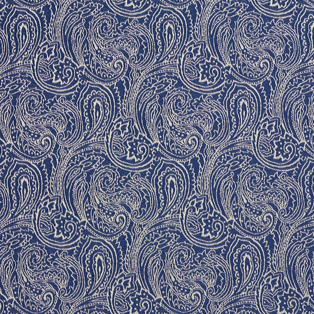 2627 Wedgewood/Paisley by Charlotte Fabric Uptown Jacquards VI 100% Woven Polyester Asia Exceeds 70,000 Wyzenbeek Rubs (Heavy Duty) Horizontal: 6.75 " x Vertical: 7.5" 54 Inches - Fabric Carolina -
