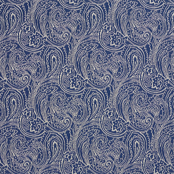 2627 Wedgewood/Paisley by Charlotte Fabric Uptown Jacquards VI 100% Woven Polyester Asia Exceeds 70,000 Wyzenbeek Rubs (Heavy Duty) Horizontal: 6.75 " x Vertical: 7.5" 54 Inches - Fabric Carolina -