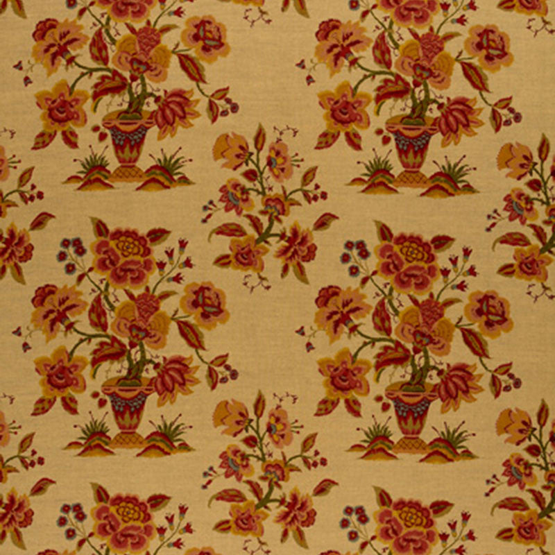 Shelburne Yellow And Rose 2639520 by Schumacher Fabric J.H. THORP See Sample UNITED STATES OF AMERICA TO BE DETERMINED </p><p>Repeat: Horizontal: 26 3/4" (68CM) and Vertical: 25" (64CM) 54" WIDE (137CM) - Fabric Carolina -