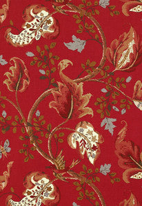 Fox Hollow Tomato And Brass 2639646 by Schumacher Fabric