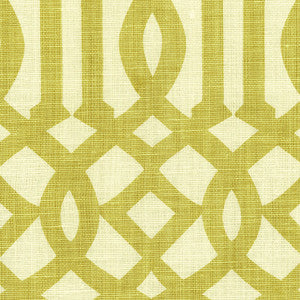 Imperial Trellis Citrine/Ivory 2643762 by Schumacher Fabric