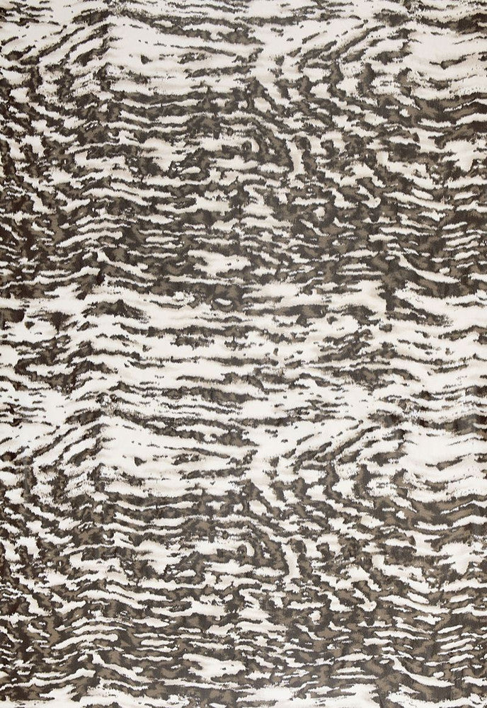 Serengeti Silk Black & White 2643850 by Schumacher Fabric Classic-Prints 100% Silk - Horizontal: 26.625 and Vertical: 37.25 54 - Fabric Carolina -