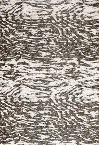 Serengeti Silk Black & White 2643850 by Schumacher Fabric