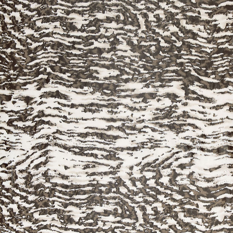 Serengeti Silk Black & White 2643850 by Schumacher Fabric Schumacher Fabric Serengeti Silk Black & White 2643850Fabric SILK 100% ITALY </p><p>Repeat: H: HORZ. 26 5/8" (68CM) , V: VERT. 37 1/4" (95CM) 54 - Fabric Carolina -